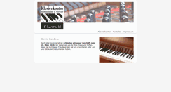 Desktop Screenshot of klavierkontor.de